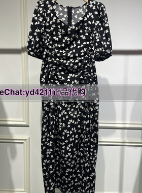 真我永恒2024夏风碎花显瘦短袖连衣裙新款2426D12137吊799