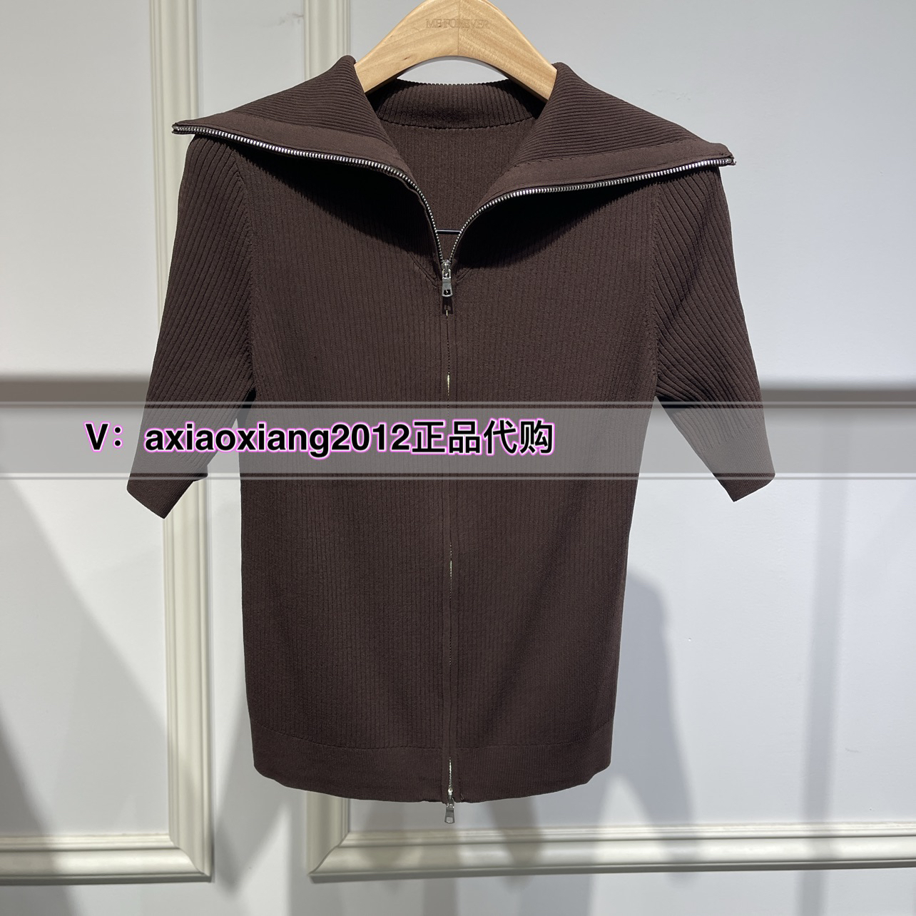 ME FOREVER真我永恒2024秋款新品翻领针织短袖2431B65105吊899