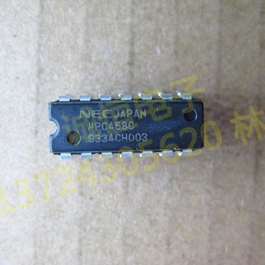 UPC458C  全新NEC现货C458C   直插 DIP14  UPC458C