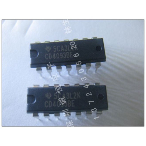 CD4093BE  原 装 TI现货  DIP14  CD4093  CD4093BE