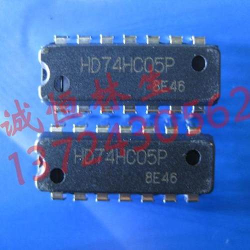 74HC05 进口数字电路HD74HC05P  DIP直插  dip-14