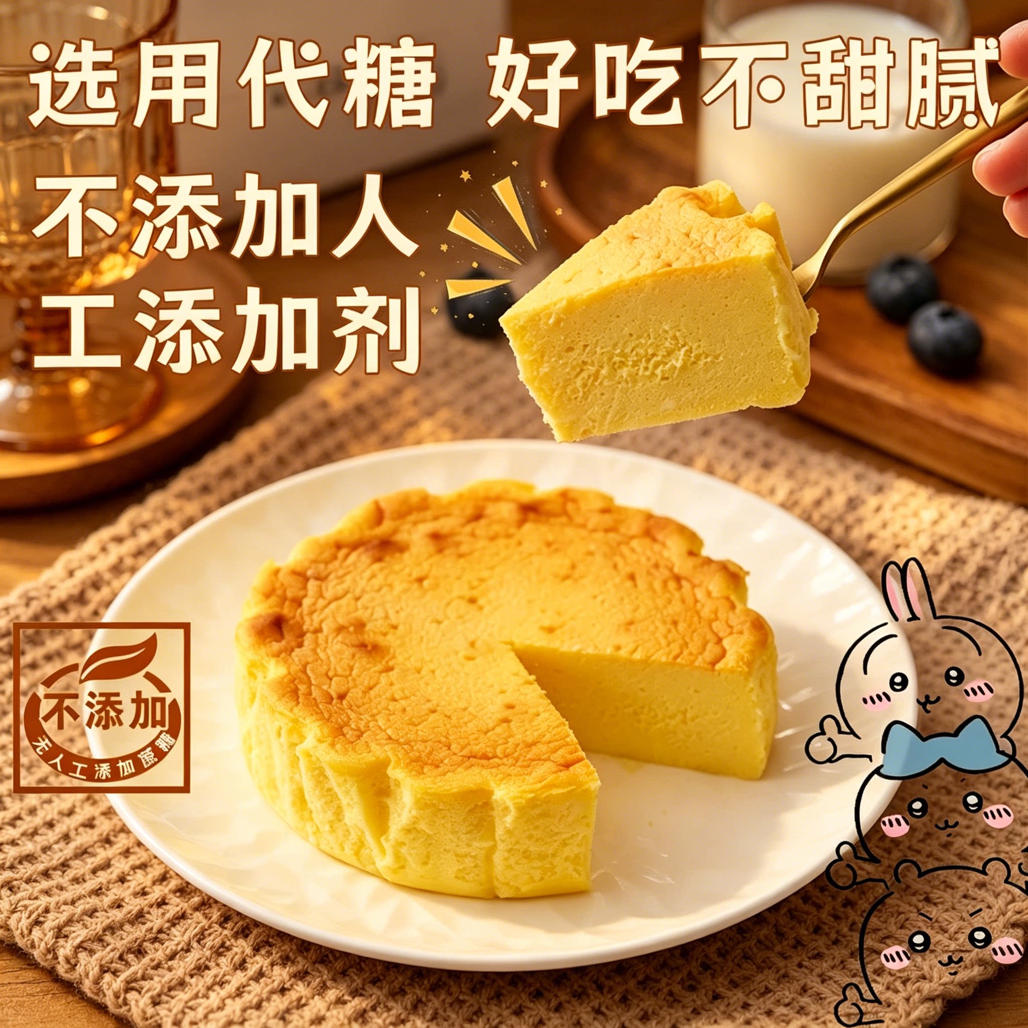 层遇巴斯克半熟动物奶油芝士蛋糕