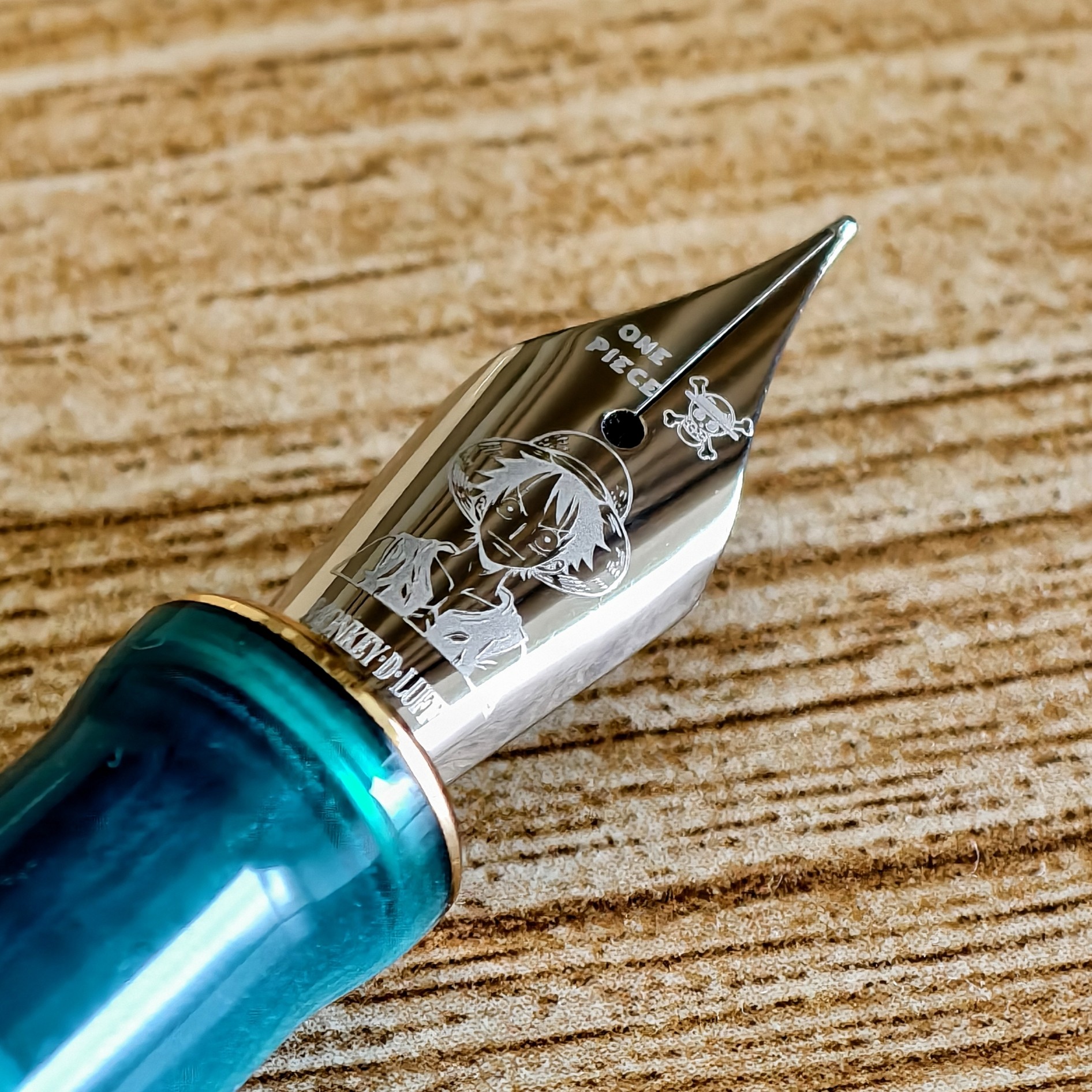 【石门匠心】精雕35号动漫海贼火影手工打磨长刀研书法学生钢笔尖