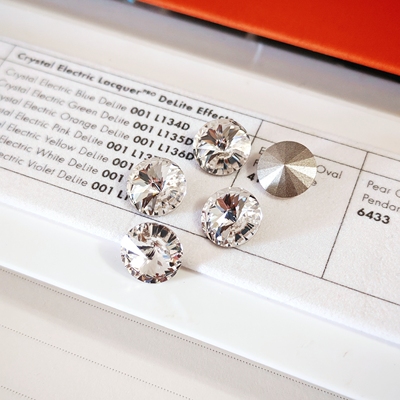 正品SWAROVSKI施华洛世奇美甲钻奥地利水晶1122卫星圆形尖底钻