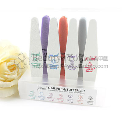 台湾 justnail进口耐用磨棒防水工学磨板/磨甲棉