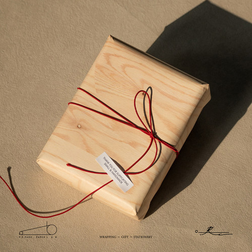 纸象公园结婚礼物高颜值包装纸女士新年小红书圣诞礼品表白生日卡