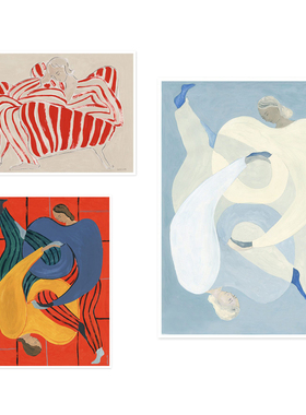 ANNA丹麦设计Sofia Lind艺术海报北欧客厅卧室餐厅家居装饰画画芯