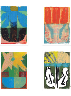 ANNA丹麦设计Suzanne Lustig蘑菇缪斯艺术海报北欧客厅餐厅儿童房