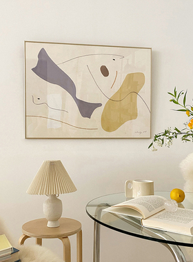 ANNA 韩国设计艺术海报 清新鹅黄色 香草色 浪漫色调 家居装饰画