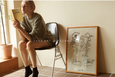 annaparis巴黎法式风花朵海报画