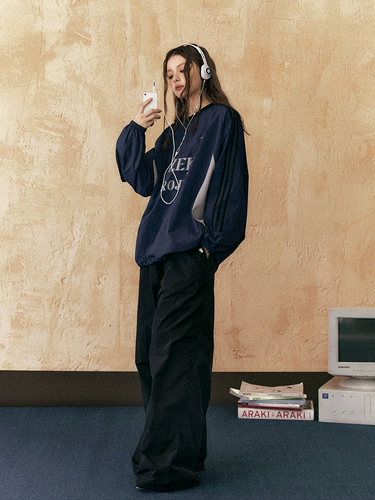 Осенние черные штаны для отдыха в стиле хип-хоп, оверсайз, свободный прямой крой