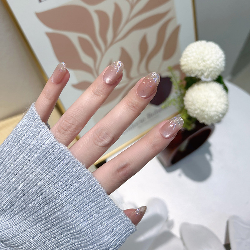 纯手作超美豆沙酥猫眼渐变手工新年穿戴甲显白美甲气质指甲宝妈甲,彩妆/香水/美妆工具,穿戴甲/甲片,淘宝优惠券,粉丝福利购,淘宝优惠卷