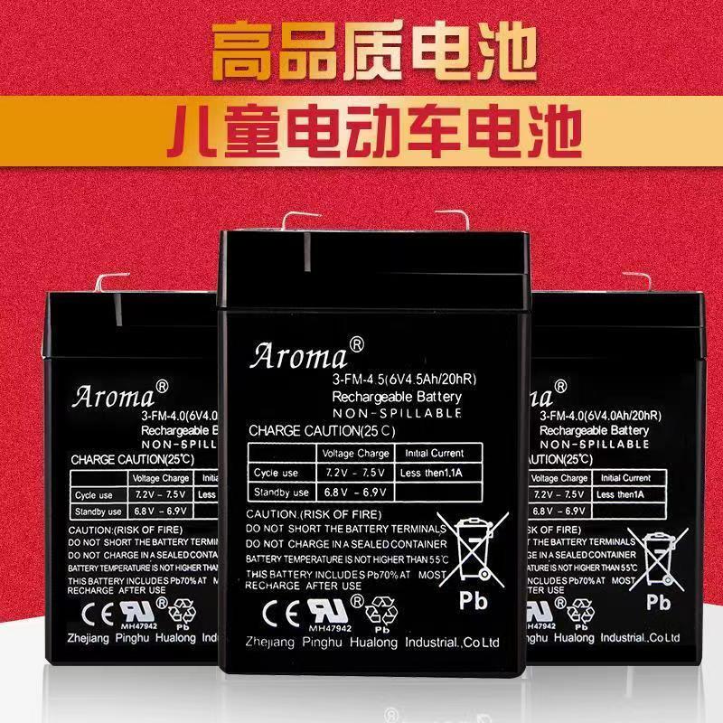 儿童玩具车电瓶6V12伏电动童车