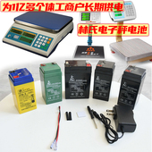 林氏4V6AH5ah4ah电子秤台秤磅秤大容量计价秤电瓶4伏免焊接线电池