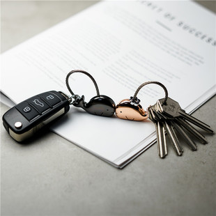 可爱鲸鱼情侣钥匙扣创意礼物网红金属汽车钥匙链米勒斯男女匙扣