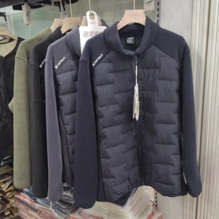 秋冬新款加绒加厚羊毛外套男士修身保暖上衣拼接泰迪绒棉衣棉服