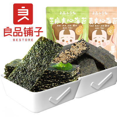 良品铺子海苔薄脆饼干夹心脆