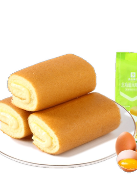 【79元任选15件】良品铺子北海道风味蛋糕卷160g自选零食