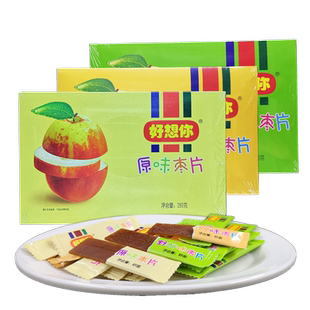 好想你新郑枣片280g*3盒原味阿胶野酸多种水果浓缩健康零食分享