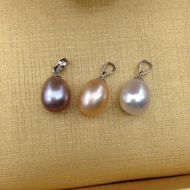 10天米形米粒秀气送女友珍珠吊坠