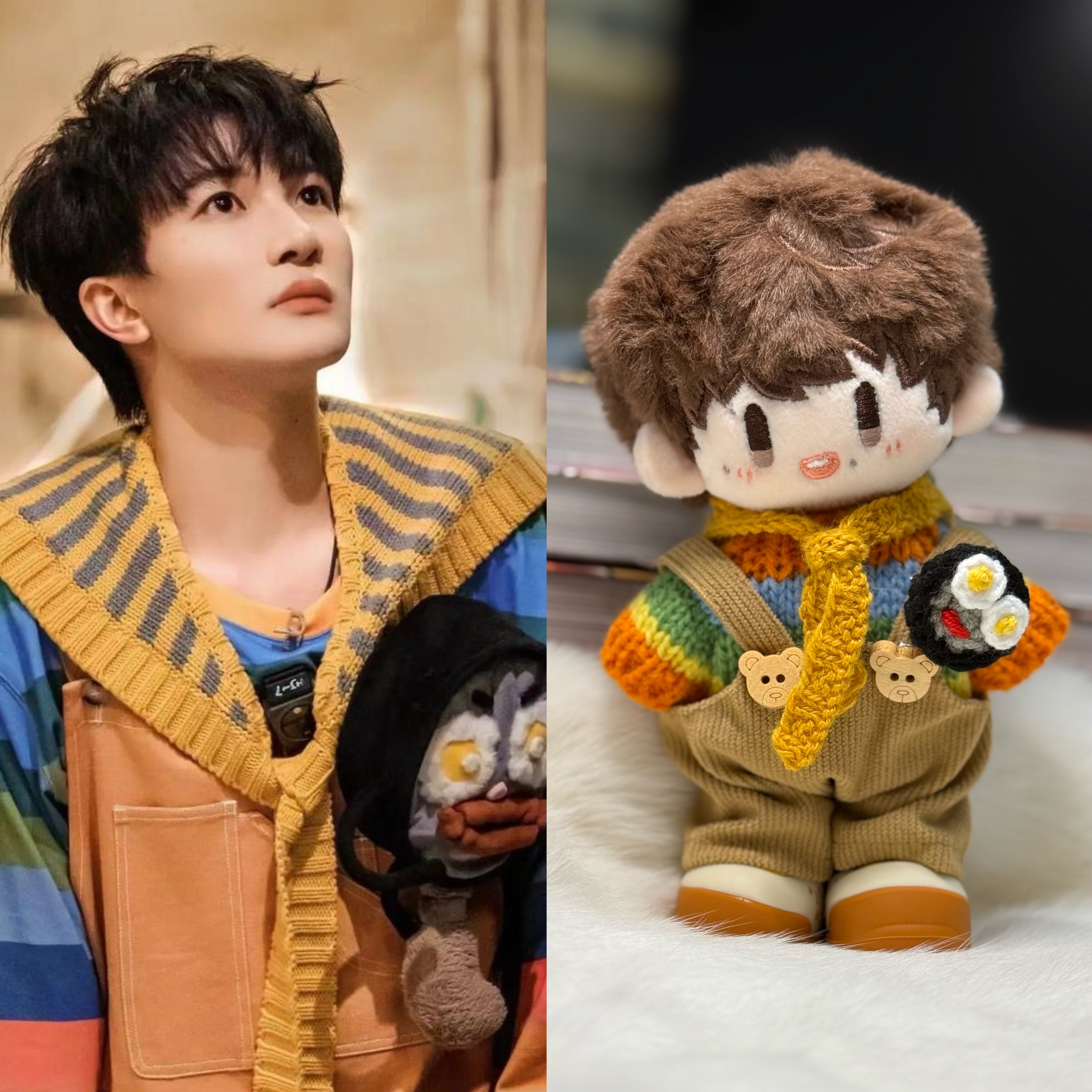 会有人记得有个人叫周可可吗？周深棉花娃娃16cm开推小鹅同款娃衣