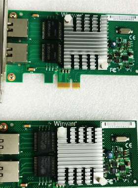 议价-Winyao WY580T  PCIe 双口千兆网卡拆机原装