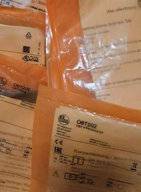 议价-易福门光电开关O6T200 O6T202 EVC141 EV