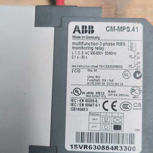ABB CM-MPS.41继电器 ，