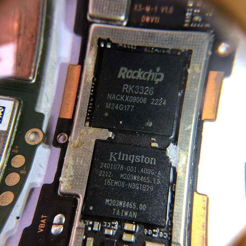 RK3326主板，带Kingston内存，所有元件都在。芯片