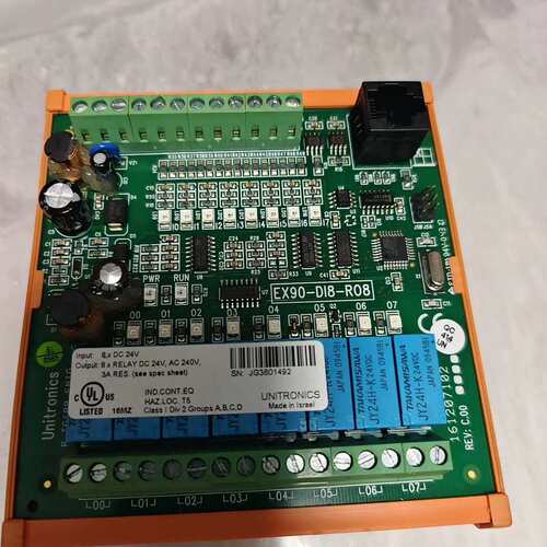 UNITRONICS EX90-DI8-RO8 采集模块