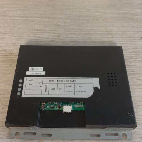 电梯轿厢显示屏MCTC-HCB-T648S，成色如图所示，功