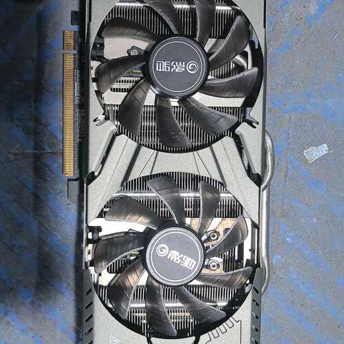 影驰GTX970黑将4G显卡，双风扇散热，金属背板，接口齐全
