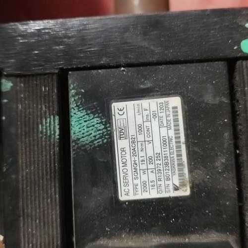 议价-安川伺服电机SGMGH-20ACB21，日本制造，2000