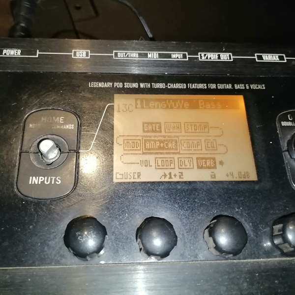 议价-Line6 POD X3 LIVE综合效果器，功能正常，成