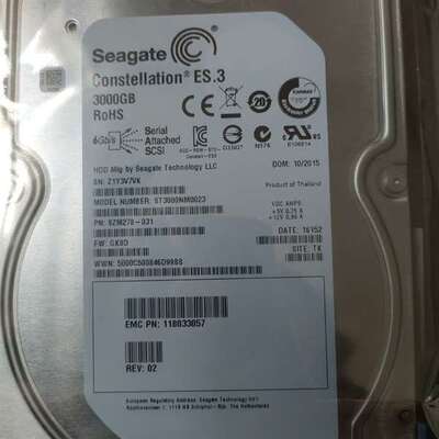议价-EMC   HDD  3TB  7.2K  6G  SAS