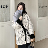 【现货】新中式水墨画风外套B208-9015-P160K238，女装短外套，浙宝208