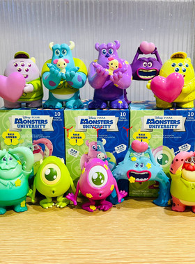 名创优品怪兽大学盲盒手办摆件