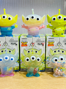 名创优品三眼仔百变潮酷盲盒摆件