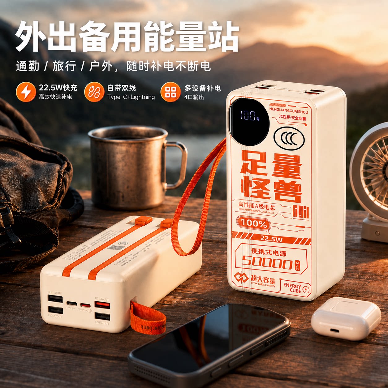 27000毫安可以上飞机高铁.大容量