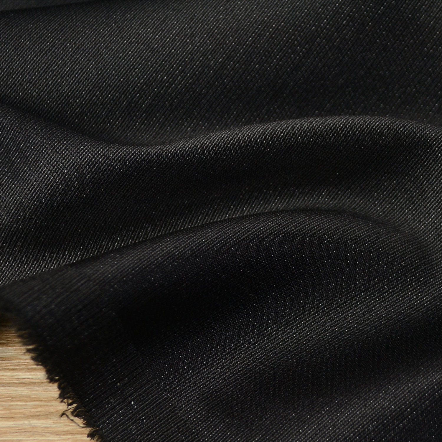 黑色珠光满天星时尚布料 微弹力柔软顺滑 外套裤子风衣礼服面料