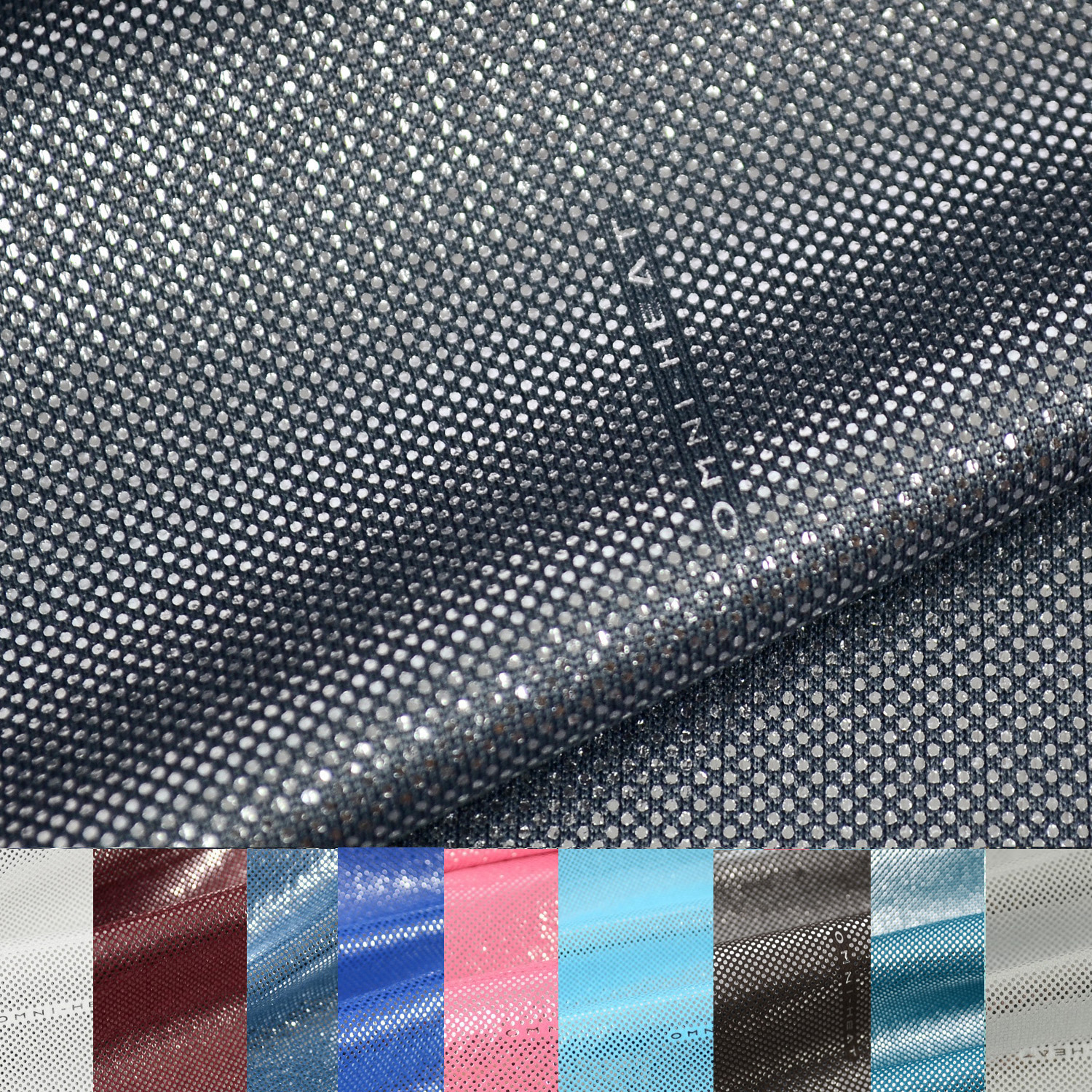 omni-heat热反射寒冷地保暖功能性面料 银色点陈状透气吸汗块干