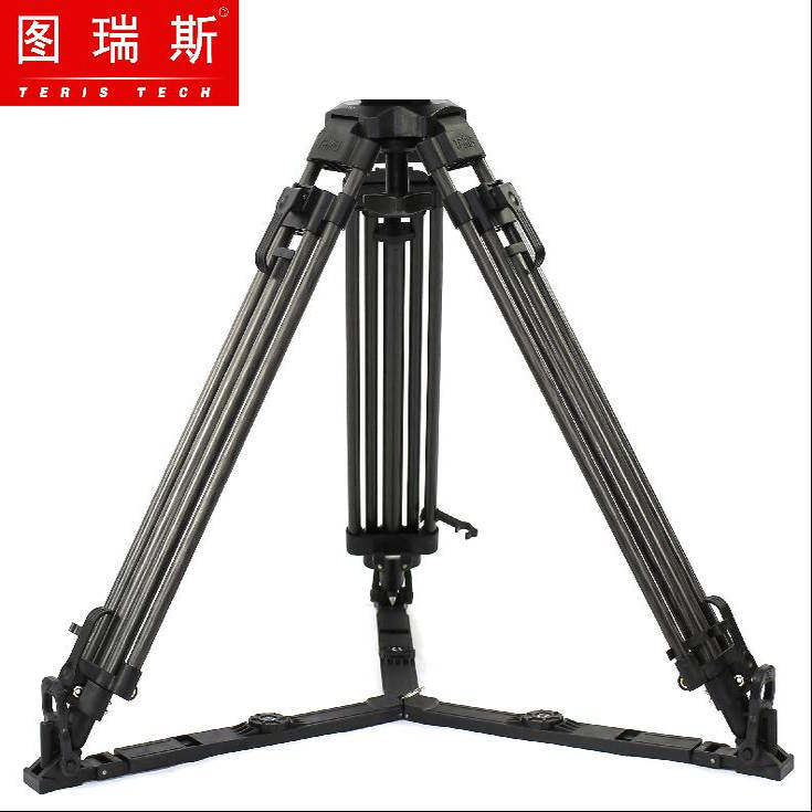 TERIS/图瑞斯TS-1675T碳纤维三脚架75毫米球碗适用于TX-V8 PLUS