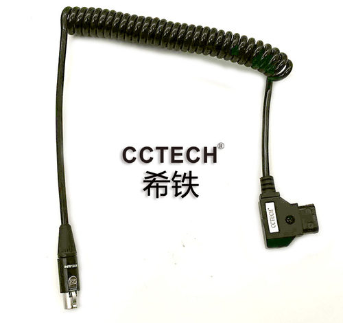 ZITAY希铁tvlogic058监视器电源线摄像机小监电源线电池供电线