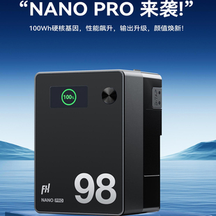 FXLION方向华信NANO PRO摄影机V口电池口袋电池100WH 带USB口轻便