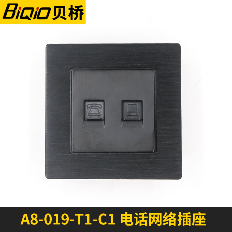 ±´ÇÅA8-019/T1/C1 ÍøÂçµç»°Ãæ°åRJ11 RJ45Ë«¿ÚµçÄÔÍøÏß86ÐͲå×ù