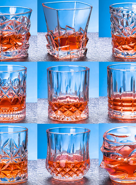水晶玻璃威士忌酒杯XO酒杯无铅玻璃杯子白兰地杯酒吧啤酒杯酒具