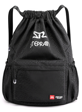 大容量男女旅行运动双肩收纳包健身包训练背包束口袋抽绳包篮球包