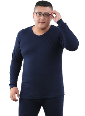 恒源祥男女纯棉秋衣套装大码