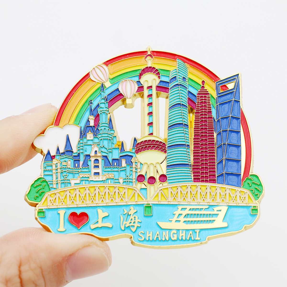 上海城市旅游创意冰箱贴