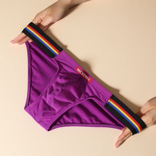 男士三角裤舒适纯棉低腰性感透气